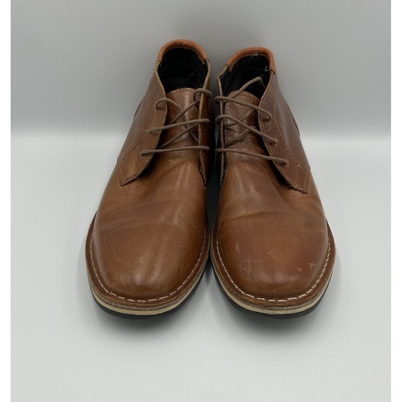 Steve Madden Men Hestonn Chukka‎ Boots Size US 8.5 Tan Brown Leather main image 6